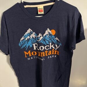 Homage Rocky Mountain National Park Navy T-Shirt